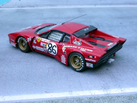 Miniature AMR Ferrari BB Nart – 1:43, Voiture De Collection 1975, Métal