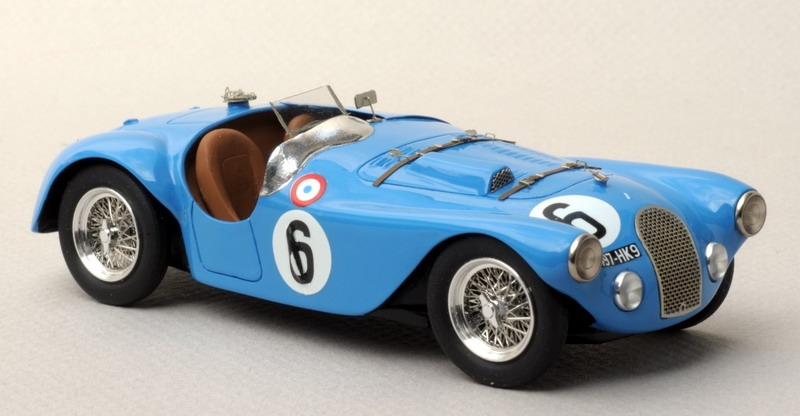 Miniature Talbot Lago T26GC #8 24H Du Mans 1953 Top Model TMC 100 1/43, état Neuf