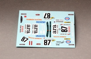 078 porsche 911 rs27 ara lm75 n87 decal