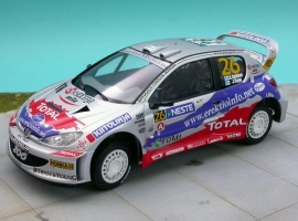 tk24-172peugeot 206 wrc vatanen 1000 lakes 2003-4