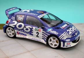 tk24-175 peugeot 206 wrc kronos loix 1er condroz 2003-2