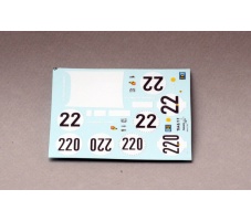 tk43-17 ferrari 412p lm67 n22 filipinetti decals
