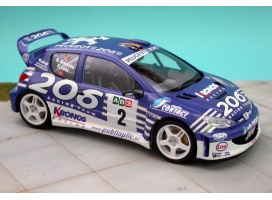 tk24-175 peugeot 206 wrc kronos loix 1er condroz 2003-2