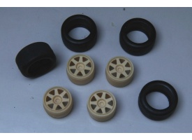 Roues Tecno Magnesio 17" 4 goujons