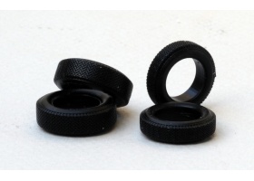 Pneus 1/43e Dunlop années 60 Arrières