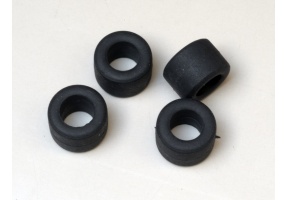 Pneus 1/43e 15x10.5mm, diamètre interne 8mm