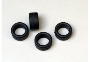 Pneus 1/43e 12.3x6.5mm, diamètre interne 8.5mm