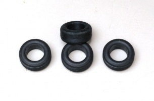 Pneu 1/43e 15x6.8mm, diamètre interne 9mm