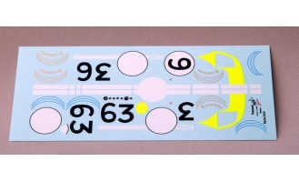 Ford GT40 MkII Le Mans 1966, Shelby n°3, Holman & Moody n°6