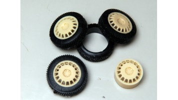 Roues Enkei 15" type neige, 5 goujons