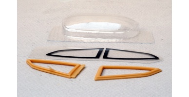 tk24-361 ford fiesta wrc vitres arrieres