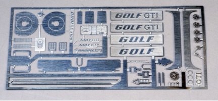 VW Golf GTi phase 1: Photodécoupes