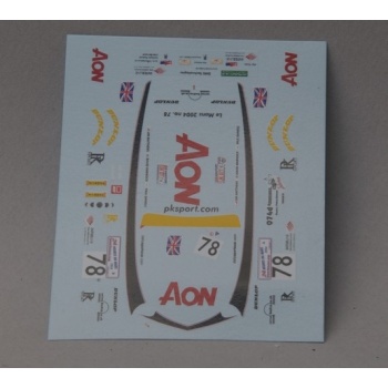 074d porsche aon lm2004 decals