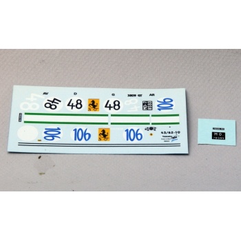 Ferrari 250 GTO 1962 3809GT Von Czazy #48 Nürburgring 63