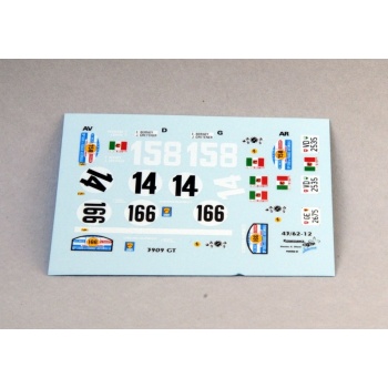 43-62-12 ferrari 250gto 3909gt decals