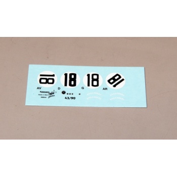 Gordini "T24s" châssis 044 #18 24 Heures du Mans 1957