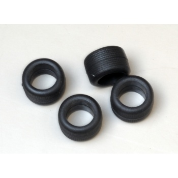 Pneus 1/43e 15 x 10mm, diamètre interne 10mm