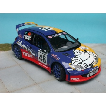 tk24-139 peugeot 206 wrc michelin rossi rac 2002-4