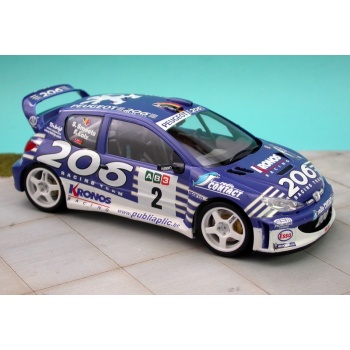 tk24-175 peugeot 206 wrc kronos loix 1er condroz 2003-2