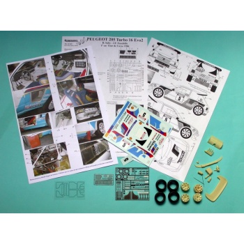 tk24-205 peugeot 205t16 evo2  saby corse 86