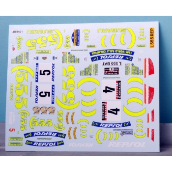 tk24-289 subaru impreza 555 rac-cataluniya 95 decals