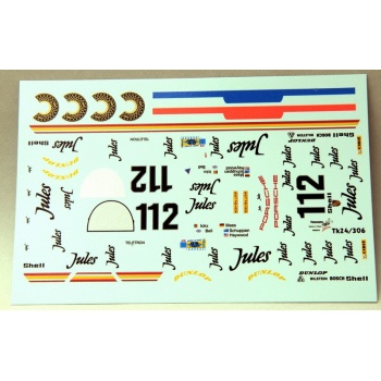 tk24-306 porsche 936 jules 1er lm81 decals