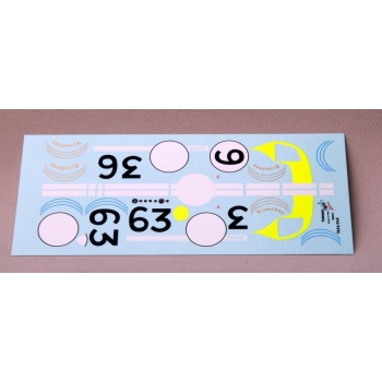 Ford GT40 MkII Le Mans 1966, Shelby n°3, Holman & Moody n°6