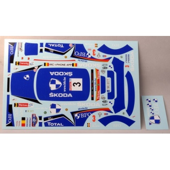 tk24-380 skoda fabia loix ypres 2011 decals