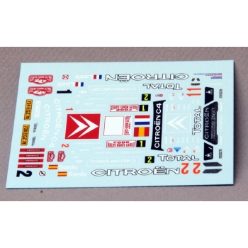 tk43-11 citroen c4 wrc 1er montecarlo 2008