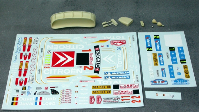 Planche De Décalcomanies 1/18 Citroën Xsara WRC Duval Rallye Australie 2005 - Rallye Miniature